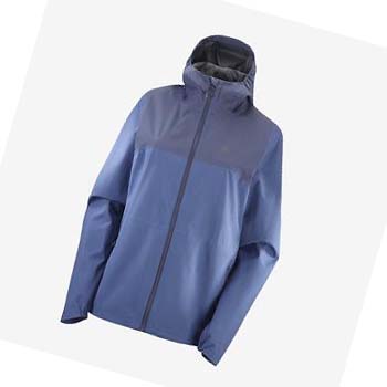 Chaquetas Salomon ESSENTIAL WATERPROOF 2.5L Mujer Azules | MX 2491ZUT